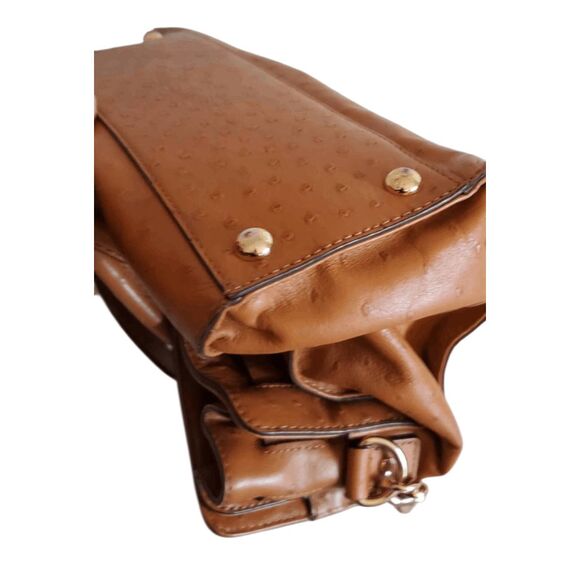 MICHAEL KORS Hamilton Large Ostrich Leather Tote - Picture 7 of 8